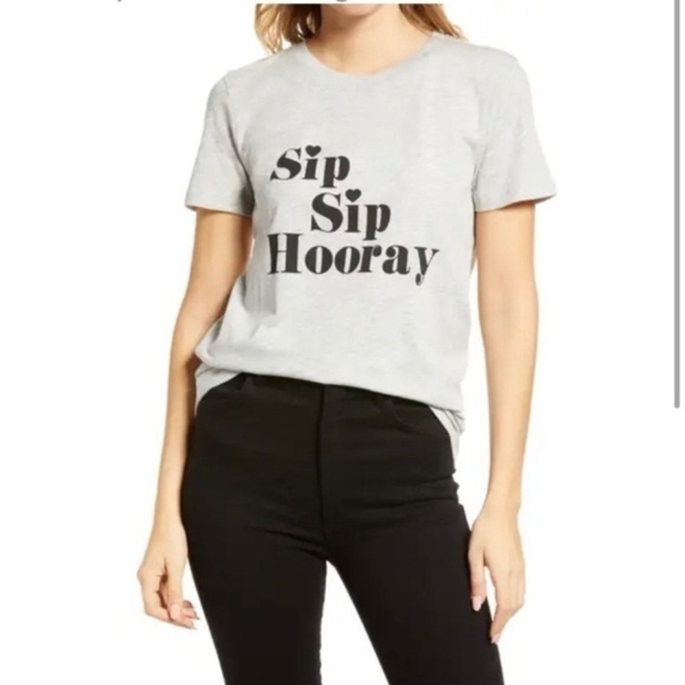NORDSTROM 1901 Sip Sip graphic T